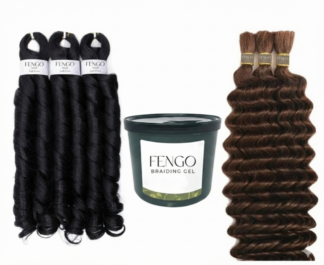 Fengo Boho Braiding Hair - Black