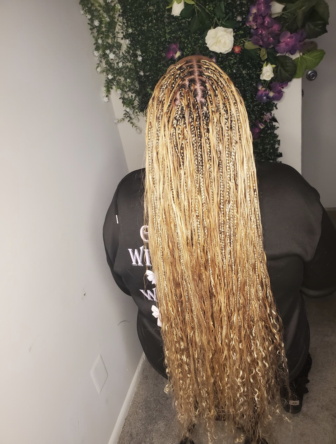 Small Medium Boho Knotless Waist Length